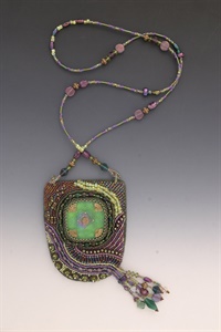 Bead Embroidered Necklace
