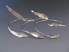 Sterling Silver Leaf Bracelet Trio