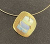 18K Gold with Australian Opal Necklace