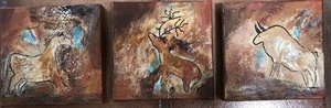 Cave Paintings, Set of 3