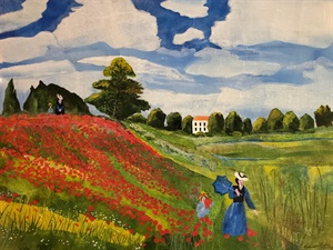 Monet’s Poppy Field