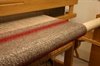 Weaving my first twill saddle blanket.