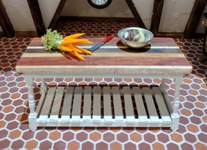 Miniature kitchen island