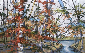 (12-23)  Riverbank Trees