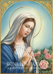 RE 001 Mary Praying