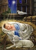 CH 065 Baby Jesus Blue and White