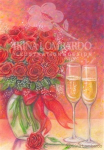 VD 001 Champaign and  Roses
