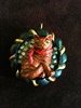 Cat in a Red Scarf Pendant