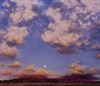 "Sandia Sunset with Moon"