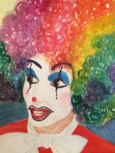 Clown Self-Portrait